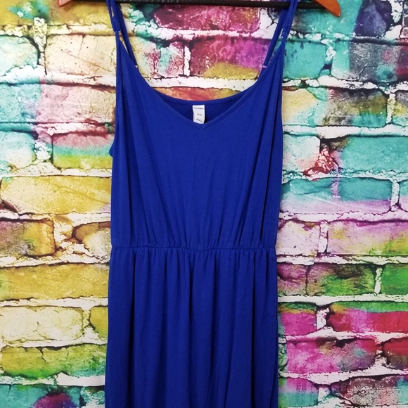 Old Navy Dresses & Skirts - OLD NAVY Blue Spaghetti Loose Dress